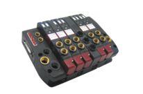 Modulares Verteilersystem mit mehrpoligem Anschluss für Druckluft - Serie SIM 150