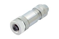 Konfektionierbare M12 BUS-Steckverbinder geschirmt | AB-C5-M12MS-PG9-SH