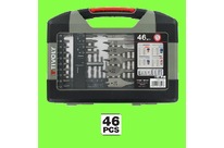 Werkzeug : Coffrets d&#039;Outillages - Coffret de 46 pièces Forets Mèches Embouts