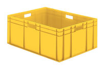 Stapelbehälter Juist 320 1 gelb 800 x 600 x 320 mm