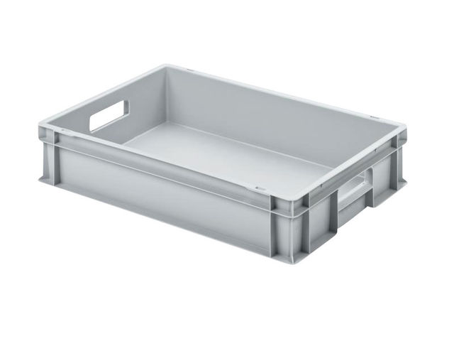 Stapelbehaelter Ronny 120 DG hellgrau 600 x 400 x 120 mm