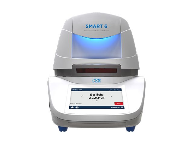 Mikrowellen-und Halogen-Strahlung zur Feuchte-/Feststoff-Analyse : SMART 6™ 