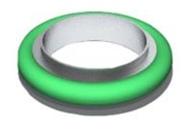 DN10KF Zentrierring mit Sinterfilter