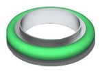 DN10KF Zentrierring mit Sinterfilter
