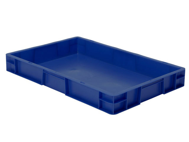 Stapelbehaelter Dina 75 1 blau 600 x 400 x 75 mm