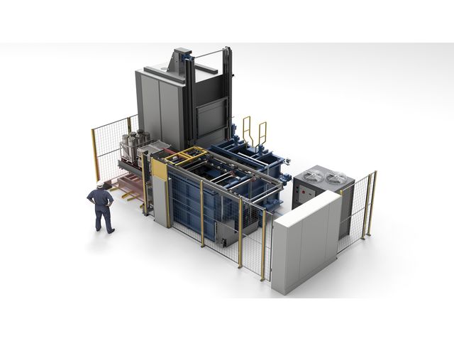 Horizontaler Abschreckofen