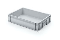 Stapelbehaelter Ronny 120 OG hellgrau 600 x 400 x 120 mm