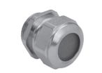 Cable glands nickel-plated brass with solid sealing insert without drilled hole