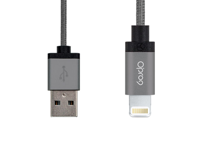 Apple zertifiziertes Lightning-auf-USB-Kabel - 1 m - Grau