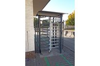 Aluminium-Drehkreuz für Zugangskontrolle | Turni-Q Linus