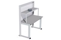 Oberes Abstellbretter aus Edelstahl