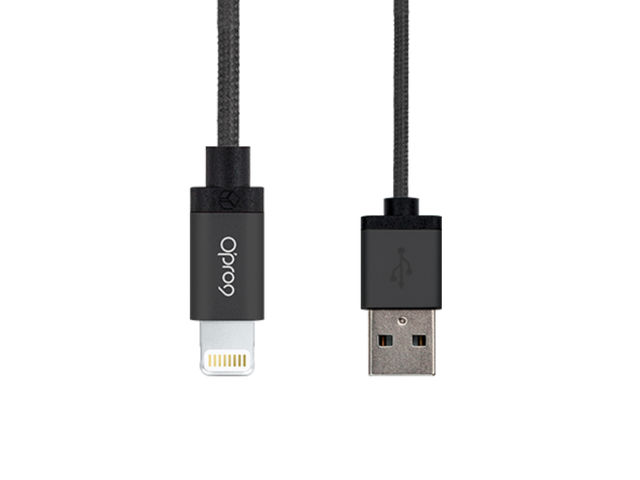 Apple zertifiziertes Lightning-auf-USB-Kabel - 1 m - Schwarz