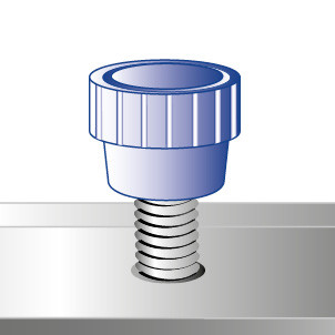 Rändelkopf-Plastimont-Körper CO 270 - Weitere Befestigungselemente