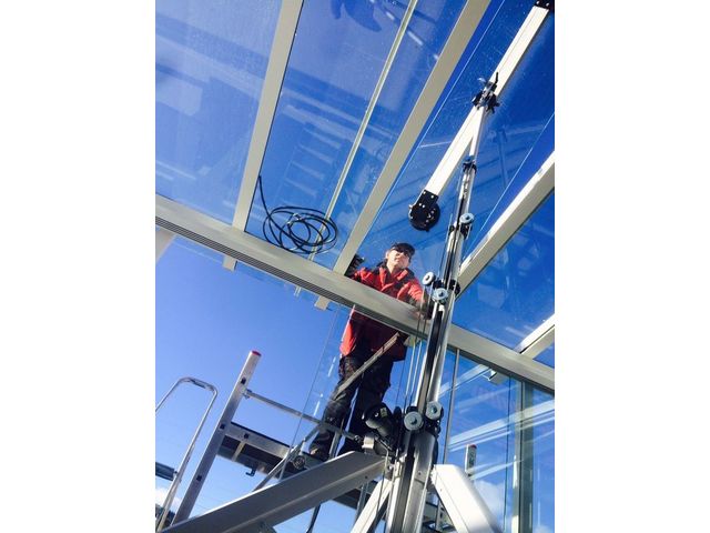 Elektrischer Glaslift für Glas-Terrassendach | GLS340 / GLS520