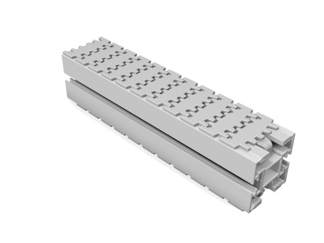 Aluminium-Förderband | FM 85 mm 