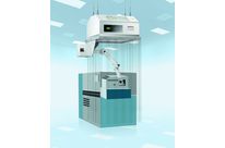 Laminar Flow Box mit säurefester Absaugung und Vorhang