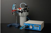 Halbmanuelles Sprühsystem und Edelstahlbehälter