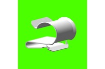 Araymond : Assemblages - ARAYMOND - Clips Métal Pour Câble - Metal Cable Clips - Clip Métal 1 Tube - Metal Edge Clips For 1 Tube