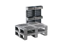 Palette Halbpalette 8060 - 1 reg. anthrazit 800 x 600 x 155 mm