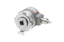 Drehgeber Absolut Singleturn Sendix 5873, SSI, gray, binär, Ø 58 mm, optisch, Hohlwelle.