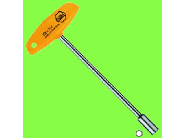 Wiha : WIHA- Clés Mâles - Clés Mâles Classiques, en Pouces - Clé à Douille Six Pans avec Manche en T Classic, en Pouces.