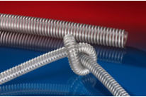 Schwerentflammbare Polyurethanschläuche für die Holzindustrie: TIMBERDUC® PUR 533 SE