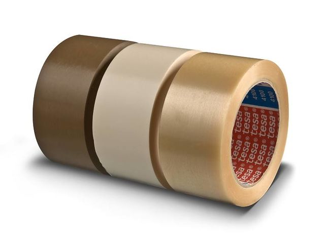 Universal PVC-Verpackungsklebeband mit geprägter Folie : tesapack® 4100 PVC