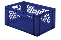 Stapelbehaelter Dina 270 2 blau 600 x 400 x 270 mm