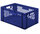 Stapelbehaelter Dina 270 2 blau 600 x 400 x 270 mm