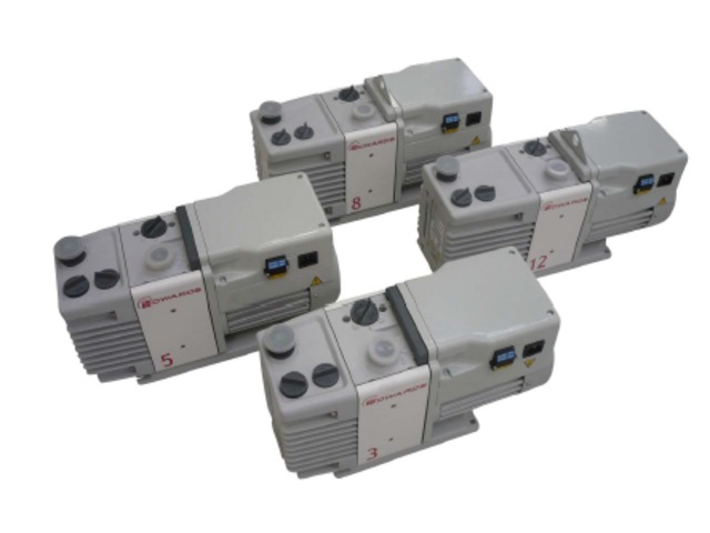 Drehschieberpumpen RV5 115/230 V, einphasig, 50/60 Hz, Werkseinstellung 230 V für Europa