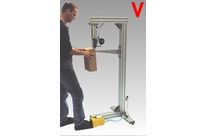 Pneumatische Heftvorrichtung mit 1 Rollenklammern-Heftkopf