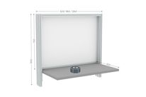 Wandbefestigte Qualitätskontrollstation | QUALIPOST 200B WANDVERSION