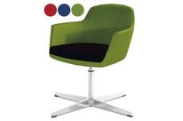 Stuhl aus Stoff mit Aluminiumgestell