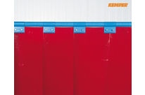 Schweißerschutzlamellen rot: DIN EN 1598