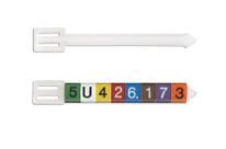 Bezeichnungsträger PLIO aus PE, natur, halogenfrei für Kennzeichnungsringe M-40