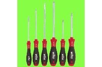 Wiha : WIHA Tournevis - Tournevis SoftFinish - Jeu de Tournevis à Fente / Pozidriv SoftFinish- 6 pièces