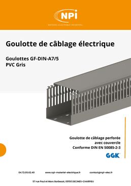 Industrielle PVC-Kabelkanäle