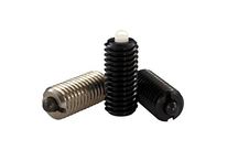 Federnde Druckstücke mit Innensechskant und Druckbolzen, Stahl 03040 / 03050