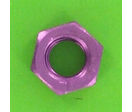 Muttern : Sechskantmuttern - Sechskantmuttern  0.8D - Sechskantmuttern Aluminium DIN 934 - Blister mit 5 Sechskantmuttern P40 Violett eloxiert