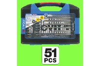 Werkzeug : Coffrets d&amp;#039;Outillages - COFFRET 51 PIECES (FORETS - MECHES- EMBOUTS)