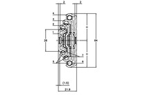 Teleskopschienen überauszüge Stahl RA414