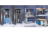 Schränke und Einrichtungen aus Stahl