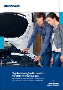 Fügetechnologien für saubere Kunststoffverbindungen