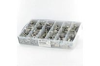 Sechskantschrauben : Standardsechskantschrauben - Sortimentboxen - Box mit 292 Sechskantschrauben + Muttern M8-M10-M12 Edelstahl A2 DIN 933