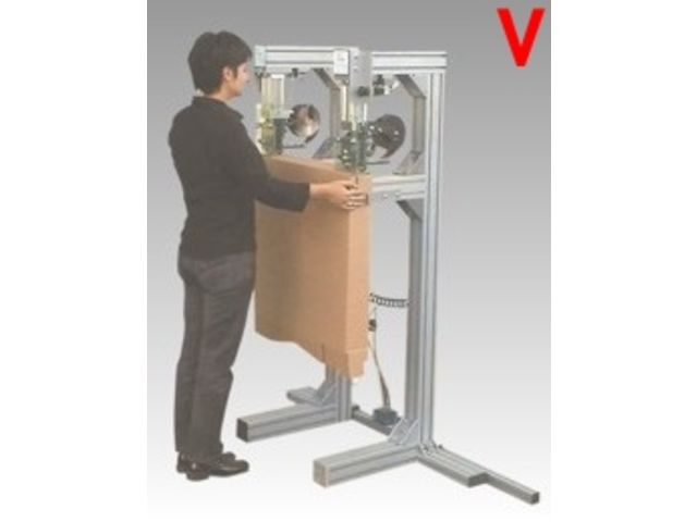 Stuelpschachtel-Heftmaschine