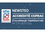 Newsteo erhält die Cofrac-Zertifizierung für Kalibrierung nach der Norm NF EN ISO/IEC 17025 v.2017