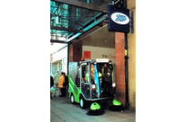 Kehrmaschine fuer Strassenreinigung