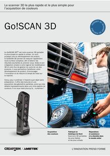 Der schnellste und einfachste 3D-Scanner - Go!SCAN 3D