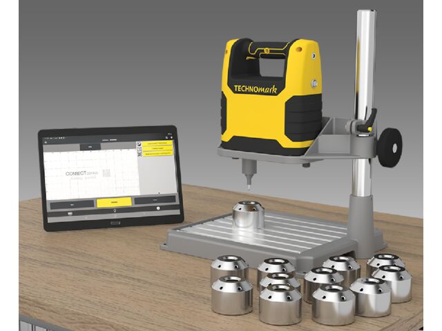 Tablet-gesteuertes 2-in1-Markiergerät.