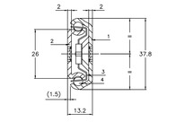 Teleskopschienen teilauszüge Stahl R26
